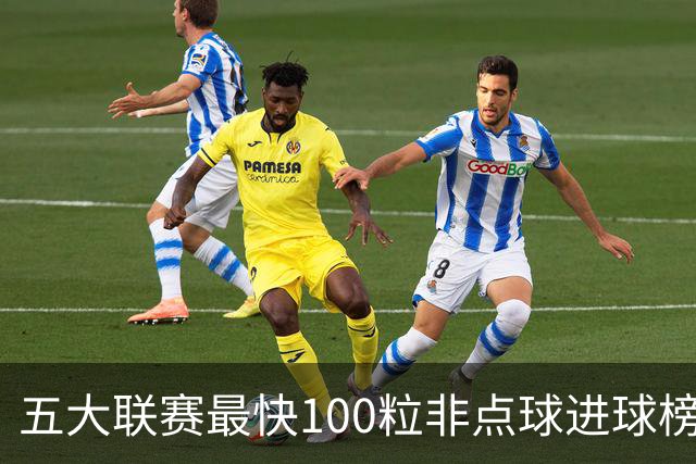 五大联赛最快100粒非点球进球榜：C罗苏牙并列第1，哈兰德杀入前3
